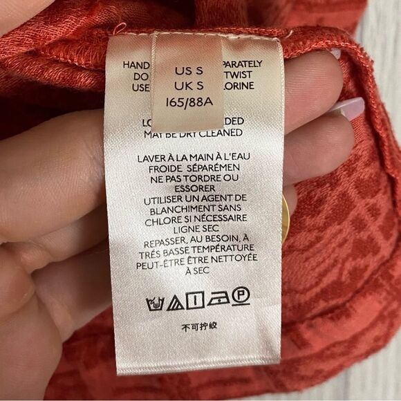 Anthropologie | Sylvia Embroidered Tank Top With Button Back Size Small - Picture 10 of 10